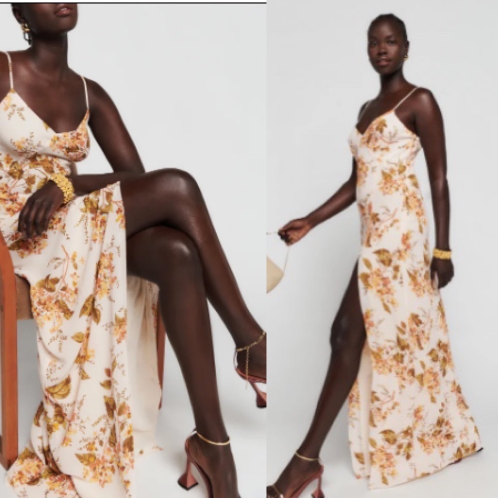 Reformation Pyper maxi Dress size 8 - Picture 2 of 16